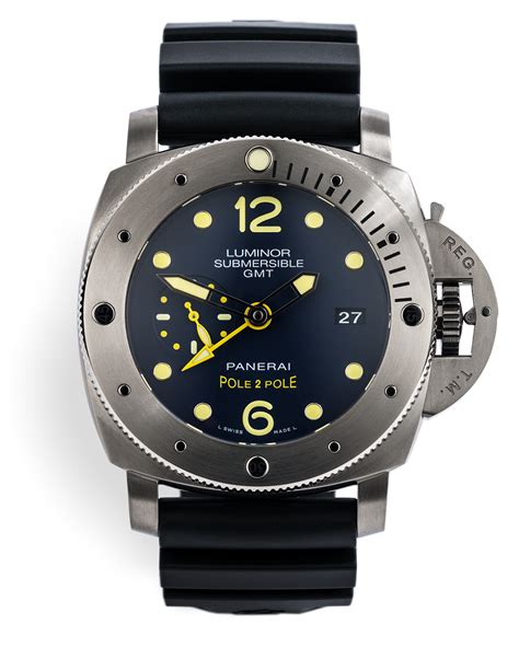 Panerai Pole to Pole Submersible GMT Watches 